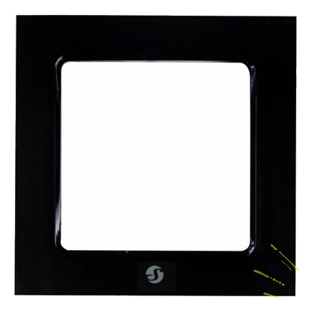 Shelly 1 Smart Wall Switch Frame – Black