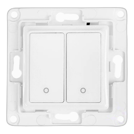 Shelly 2 Button Smart Wall Switch – White