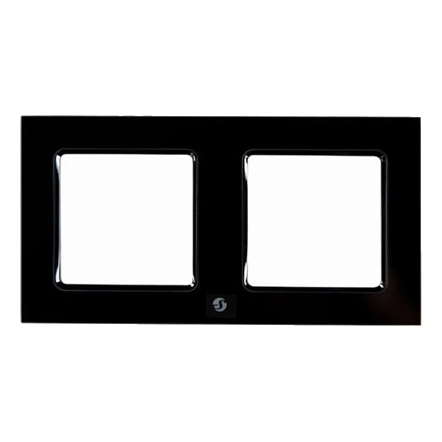 Shelly 2 Smart Wall Switch Frame – Black
