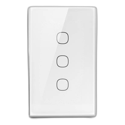 Sonoff T6-3C-120M 3 Channel T6 Wi-Fi Smart Light Switch, White