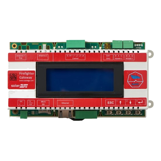 SolarEdge Firefighter Gateway SE100-CCG-F-S1