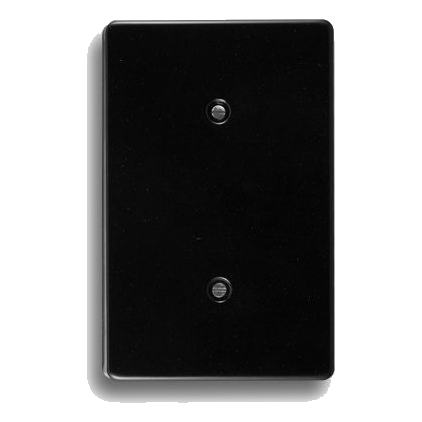 Crabtree Classic 6551/108 2X4 Blank Cover Plate, Black
