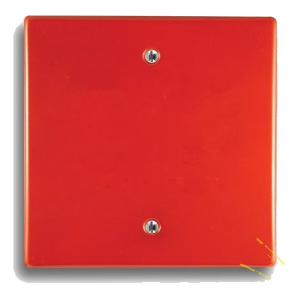 Crabtree Classic 6552/103 4X4 Blank Cover Plate, Red