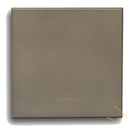Major-Tech Veti 3 3Vb62 4X4 Blank Cover Plate, Bronze