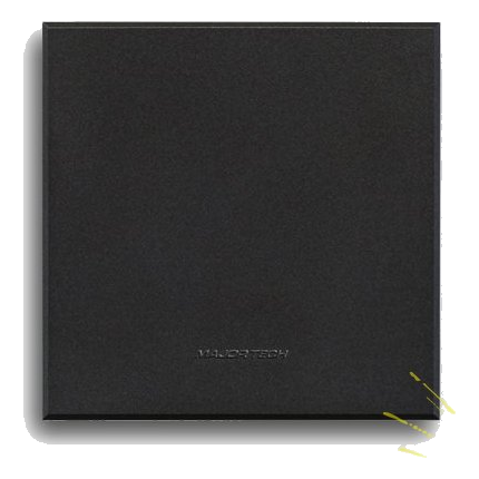 Major-Tech Veti 3 3Vg62 4X4 Blank Cover Plate, Graphite