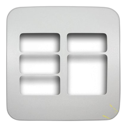 Major-Tech Veti 4X4 5 Module Cover Plate