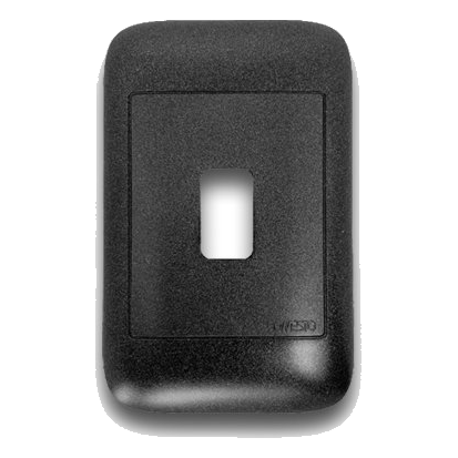Onesto Oracle On2011Ybk 2X4 1 Lever Cover Plate, Black