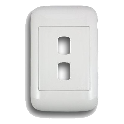 Onesto Oracle On2021Y 2X4 2 Lever Cover Plate, White