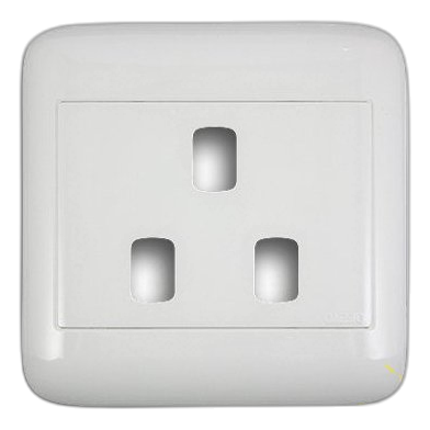 Onesto Oracle On4031Y 4X4 3 Lever Cover Plate, White