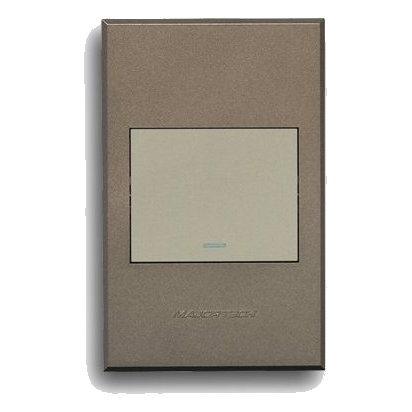 Major-Tech Veti 3 3V101Tb 2X4 Dimmer Switch, Bronze