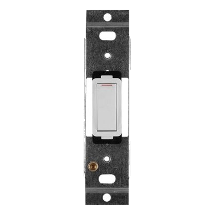Crabtree Classic 2580/001 Architrave Switch On Yoke, White