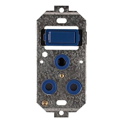 Crabtree Classic 6896D/007 2X4 Dedicated Socket On Yoke, Blue