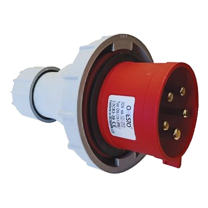 Cee Industrial Plug 125Amp 5 Pin, Ip67