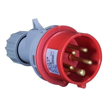 Cee Industrial Plug 16Amp 5 Pin, Ip44
