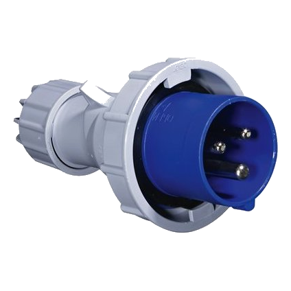 Cee Industrial Plug 63Amp 3 Pin, Ip67