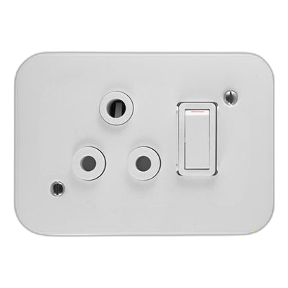 Crabtree Classic 7390P Single Socket, White