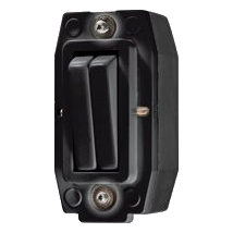 Crabtree Classic 2432/008 Twin Switch Module, Black