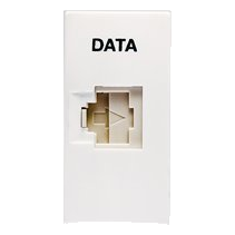 Diamond 11894/001 Cat6 Data Module, White