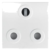 Diamond 11915/001 Socket Module, White