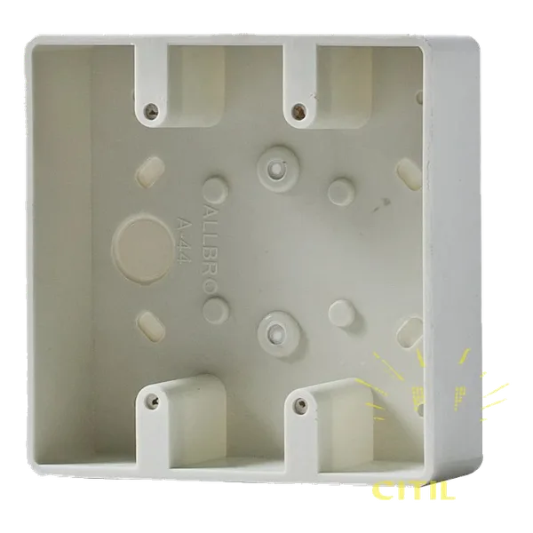 Allbro A-44 Double surface mount socket outlet box