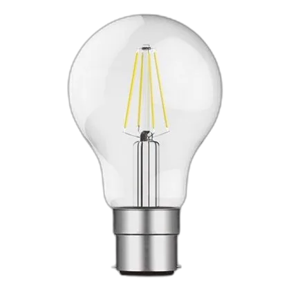 Bright Star 8W BC Cool White LED A60 Filament Bulb