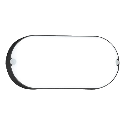 Bright Star Bh133 Black Oval Led Pvc Bulkhead