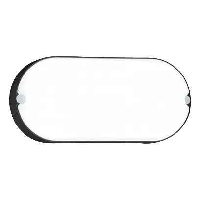 Bright Star BH135 Black Oval LED PVC Bulkhead