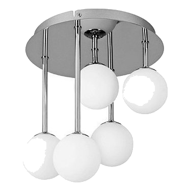 Bright Star Cf015/5 Polished Chrome Ceiling Light
