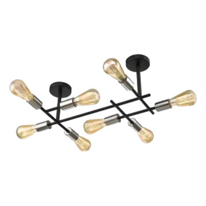 Bright Star CF057/8 Satin Chrome Ceiling Light