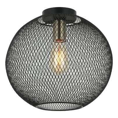 Bright Star CF339 Black & Brass Ceiling Light