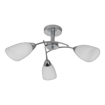 Bright Star Ch019/3 Polished Chrome Chandelier
