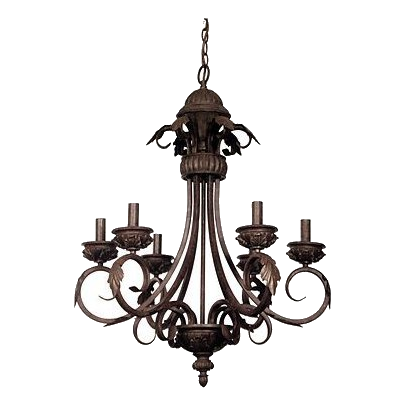Bright Star Ch1334/6 Antique Bronze Pendant