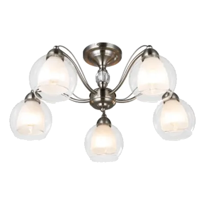 Bright Star CH252/5 Satin Chrome Chandelier