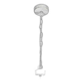 Bright Star CH524/5 Fossil White Metal Chandelier