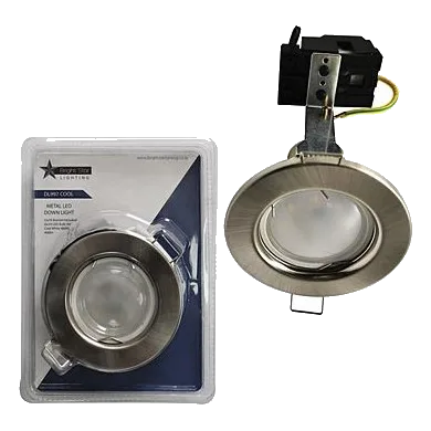 Bright Star DL997 Satin Chrome Warm White 81mm Fixed Downlight