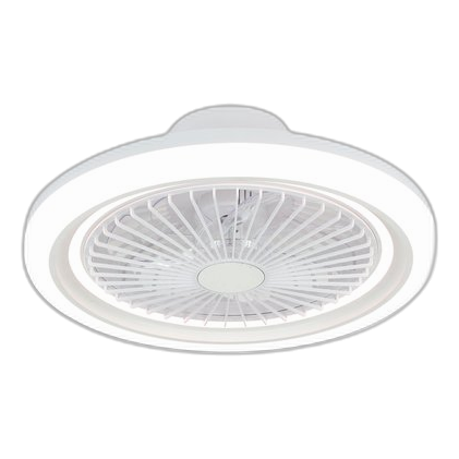 Bright Star Fcf019 White Ceiling Fan + Led Light