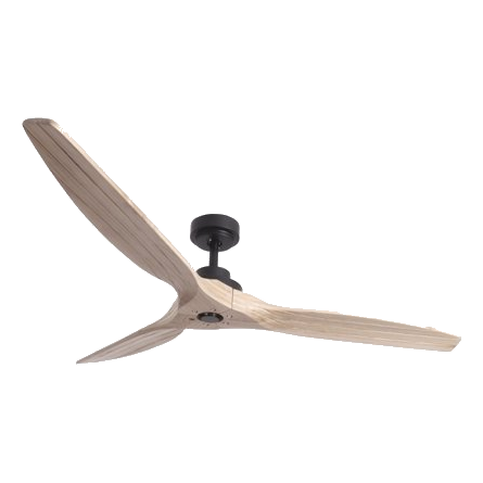 Bright Star Fcf074 Black & Wood Ceiling Fan
