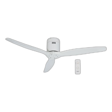 Bright Star Fcf076 Matt White Ceiling Fan