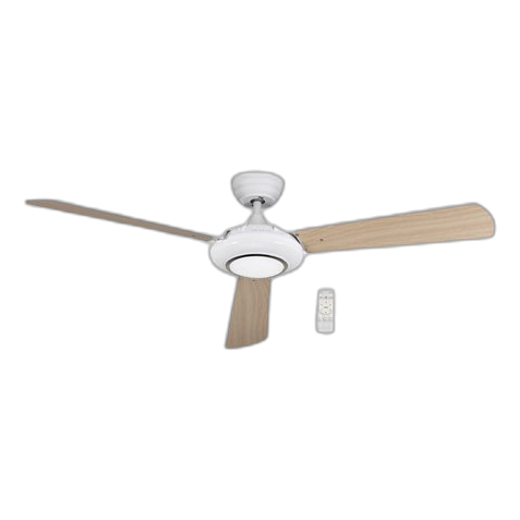 Bright Star Fcf085 White & Brown Reversible Ceiling Fan