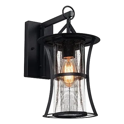 Bright Star L352 Black Wall Lantern
