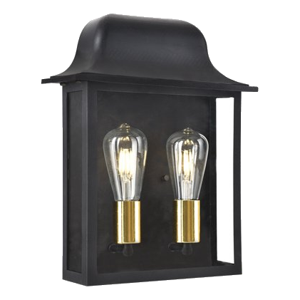 Bright Star L542 Black Wall Lantern