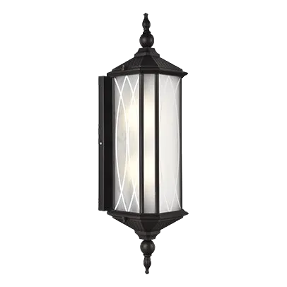 Bright Star L543 Black Aluminium Wall Lantern