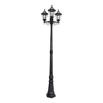 Bright Star LFL037 Black Standing Lantern
