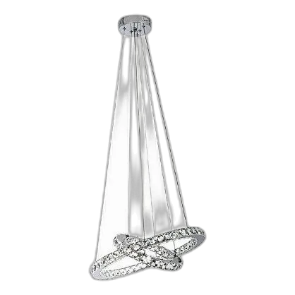Bright Star PEN291 Stainless Steel & Crystal Pendant