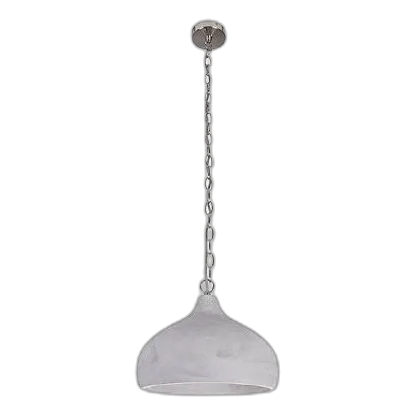Bright Star PEN351 Chrome & Stone Pendant