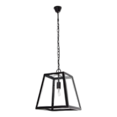 Bright Star Pen715 Black Metal Pendant