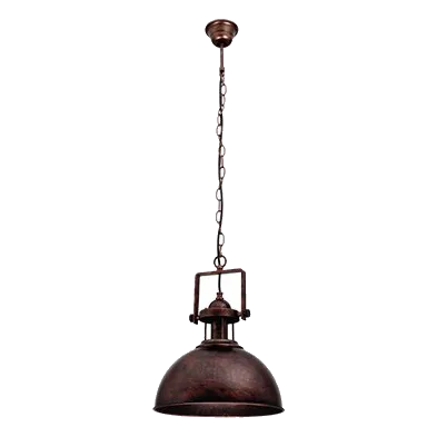 Bright Star PEN743/1 Black Rust Pendant