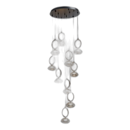 Bright Star Pen953/10 Black Led Cct Pendant