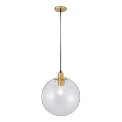 Bright Star Pen972/1 Matt Gold Pendant