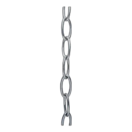 Bright Star Polished Chrome Chain 4mm, Per Meter